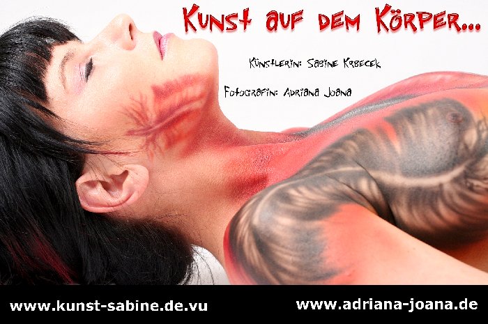 938 Bodypainting mit Adriana Joana Roeper